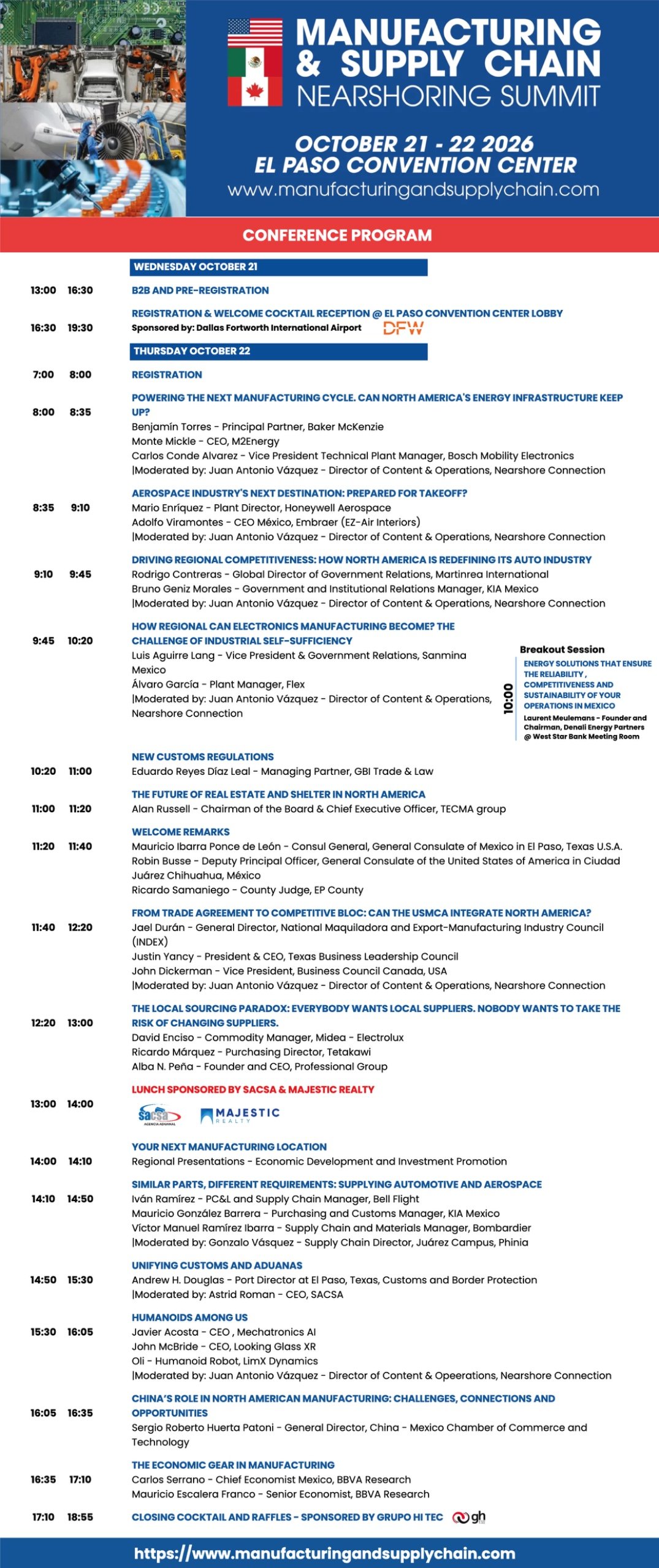 Event Program - Part 2